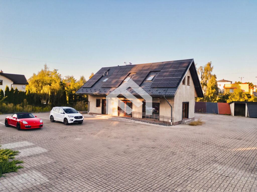 Dom z częścią usługową | Warka | Działka 1456 m² – zdjęcie 1